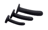 Strap U Trinity Strap On Silicone Dildo Set 3 Piece Strap On Sextoys